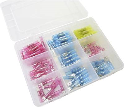 WKK 60521 Quetschverbinder-Sortiment 0.50 mm² 6 mm² Rot, Blau, Gelb 1 Set (60521)