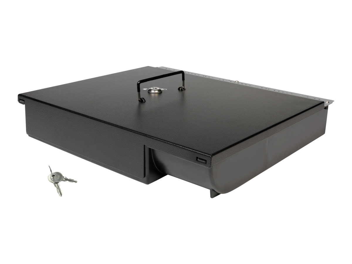 Safescan 3540 Tray Kasseneinsatz für SD-3540, 4 verstellbare Geldscheinfächer, Metall, Schwarz