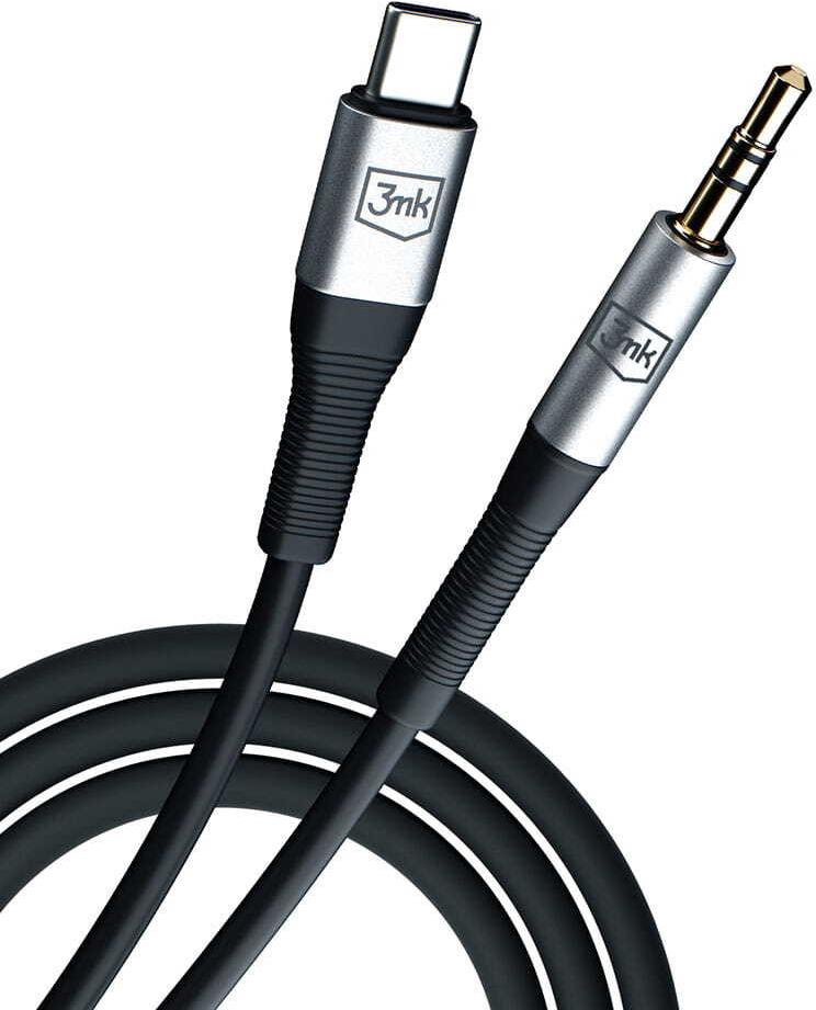 3MK AUX Kabel USB 1 m Schwarz
