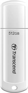 Transcend JetFlash 700/730 USB-Stick 512 GB USB Typ-A 3.2 Gen 1 (3.1 Gen 1) Schwarz - Weiß (TS512GJF730)