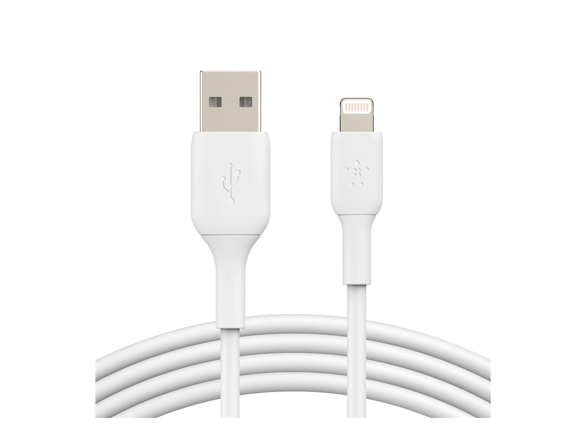Belkin BoostCharge Lightning-Kabel Lightning auf USB Typ A 15 cm Weiß