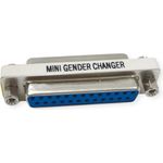 VALUE Mini Gender Changer, DB25 BU/BU (12.99.2010)