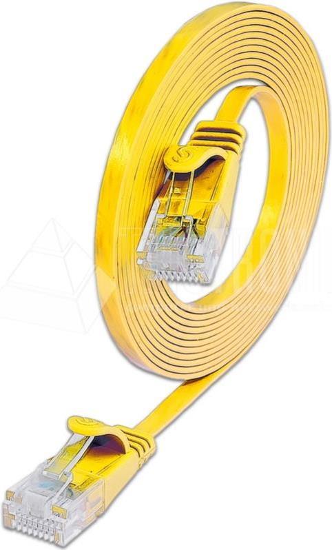 SLIM Patchcords SLIM UTP Netzwerkkabel Gelb 0,75 m Cat6 U/UTP (UTP) (PKW-SLIM-KAT6 0.75 GE)