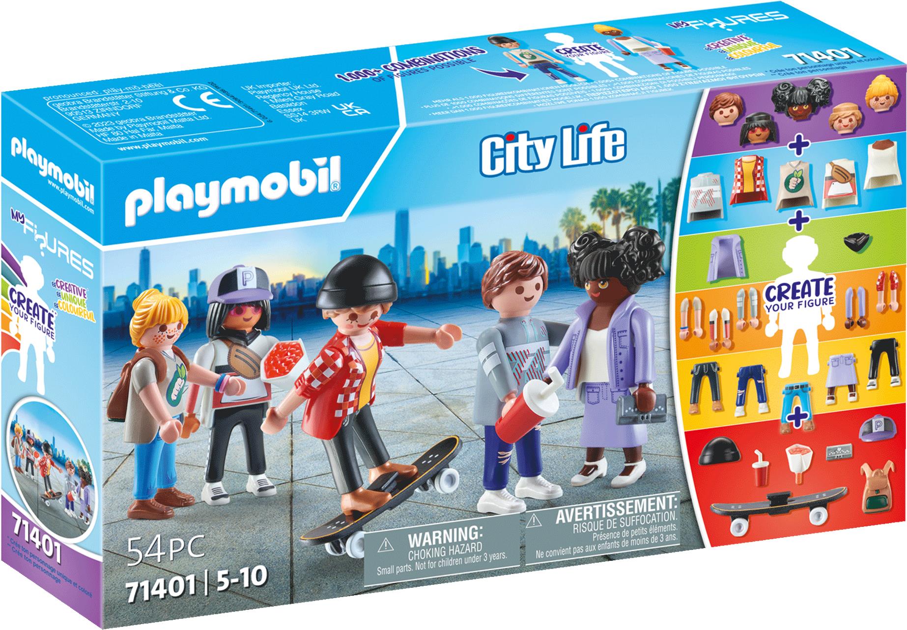 Playmobil City Life My Figures: Fashion. Empfohlenes Alter in Jahren (mind.): 5 Jahr(e), Produktfarbe: Mehrfarbig (71401)