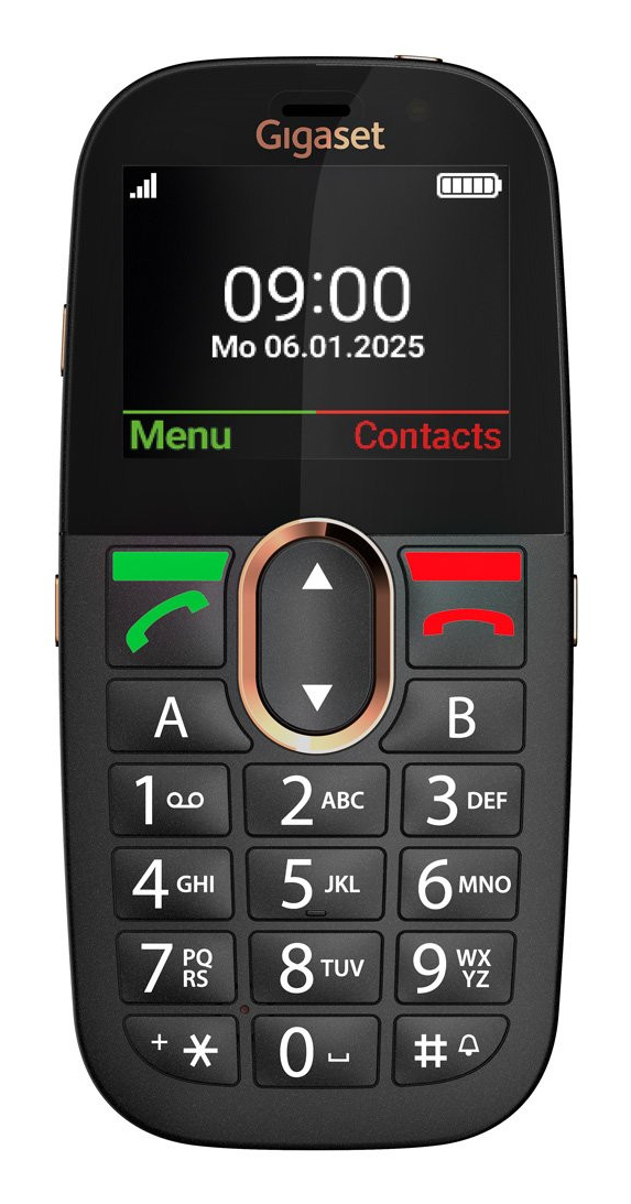 Gigaset GL695 4G Feature Phone Dual-SIM 2,31" Schwarz