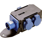 AS SCHWABE MIXO Stromverteiler WESER 230V, Eingang: 1 CEE-Stecker 3p, 230V,16A, Ausgang: 3 Schutzkontaktsteckdosen 230V 16A (60498)