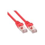 InLine® Patchkabel, F/UTP, Cat.5e, rot, 0,5m (71550R)