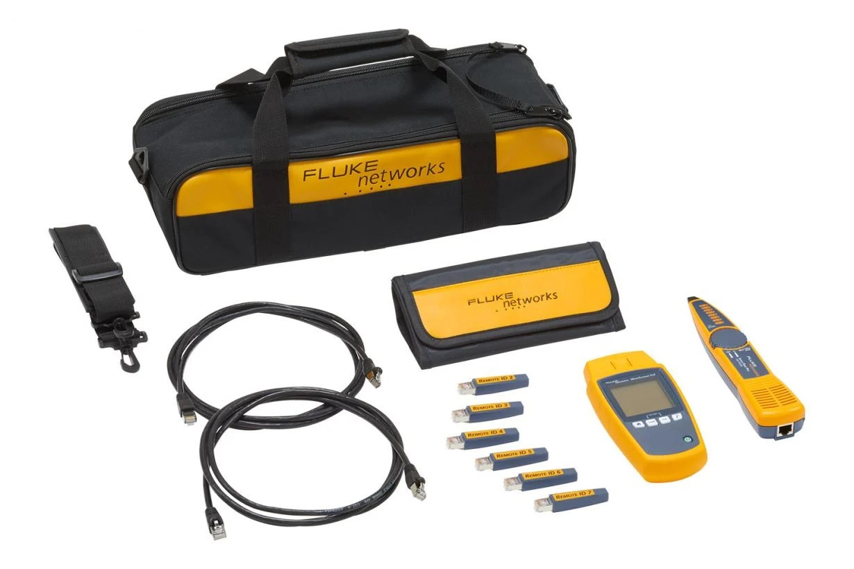 Fluke MicroScanner PoE PoE-Tester RJ-11, RJ-45 Schwarz, Blau, Gelb
