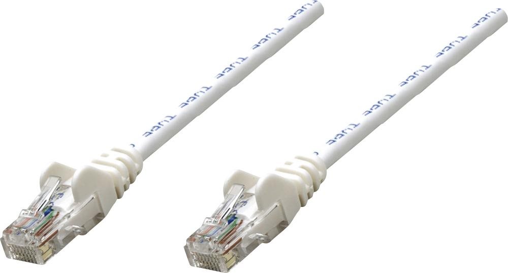 Intellinet RJ45 Netzwerk Anschlusskabel CAT 6 S/FTP 5.00 m Weiß vergoldete Steckkontakte Intellinet (735636)