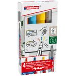 EDDING 385 Flipchart-Marker farbsortiert 1.0 - 5.0 mm 4 St. (4-385-4)