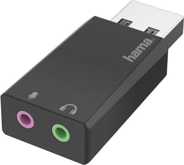 Hama Essential Line Soundkarte Stereo USB2.0 (00200323)  - Onlineshop JACOB Elektronik