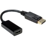 Value 12.99.3138 Videokabel-Adapter 0,15 m DisplayPort HDMI Typ A (Standard) Schwarz (12.99.3138)