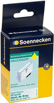 Soennecken Tintenpatrone 81173 wie HP CD974AE 920XL gelb (81173)