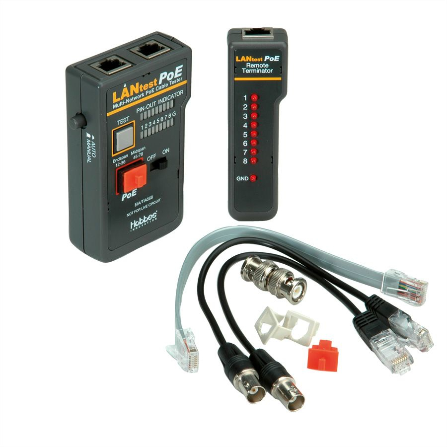 Hobbes LANtest PoE 13.01.3371 PoE-Tester Schwarz
