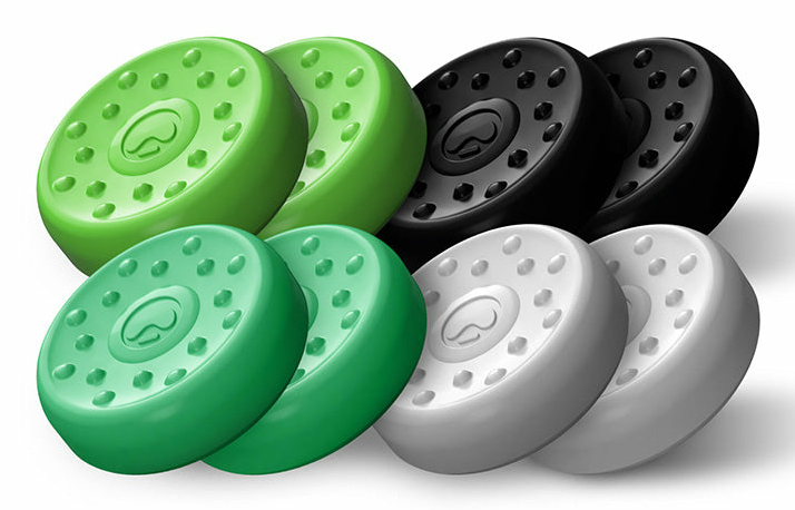 SteelSeries KontrolFreek No-Slip Thumb Grips 8er-Pack Schwarz, Weiß, Grün, Hellgrün
