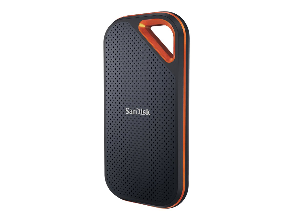 SanDisk Extreme PRO V2 Tragbare SSD 4 TB USB 3.2 Gen 2x2 Schwarz, Orange