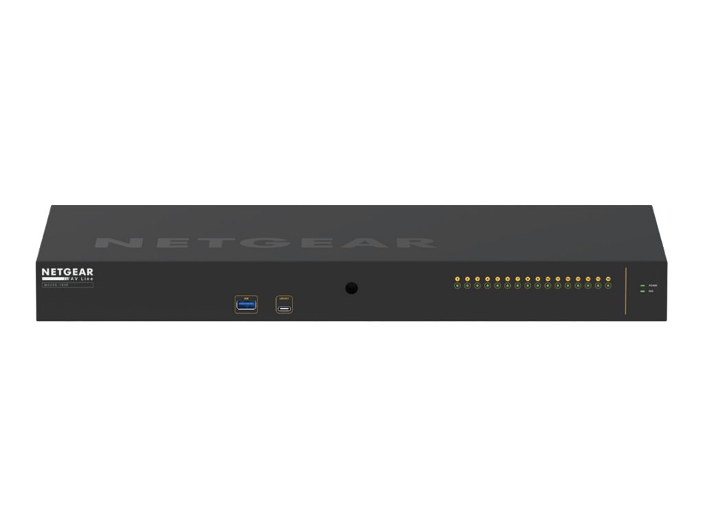 NETGEAR AV Line M4250-16XF 16x 10 Gigabit SFP+ Managed Switch Schwarz