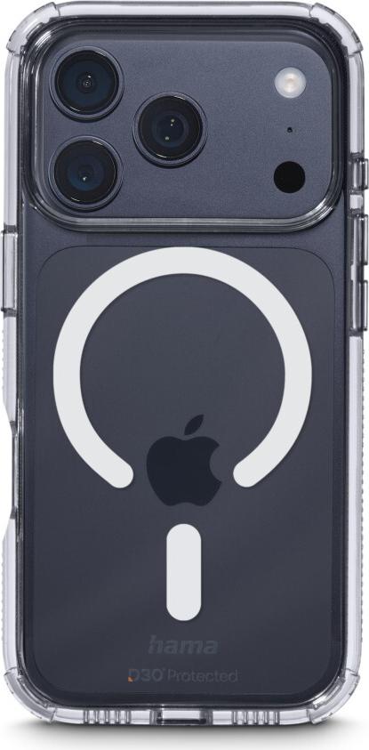 Hama Handyhülle Extreme Protect für iPhone 17 Pro, magnetisch, durchsichtig (00232421)