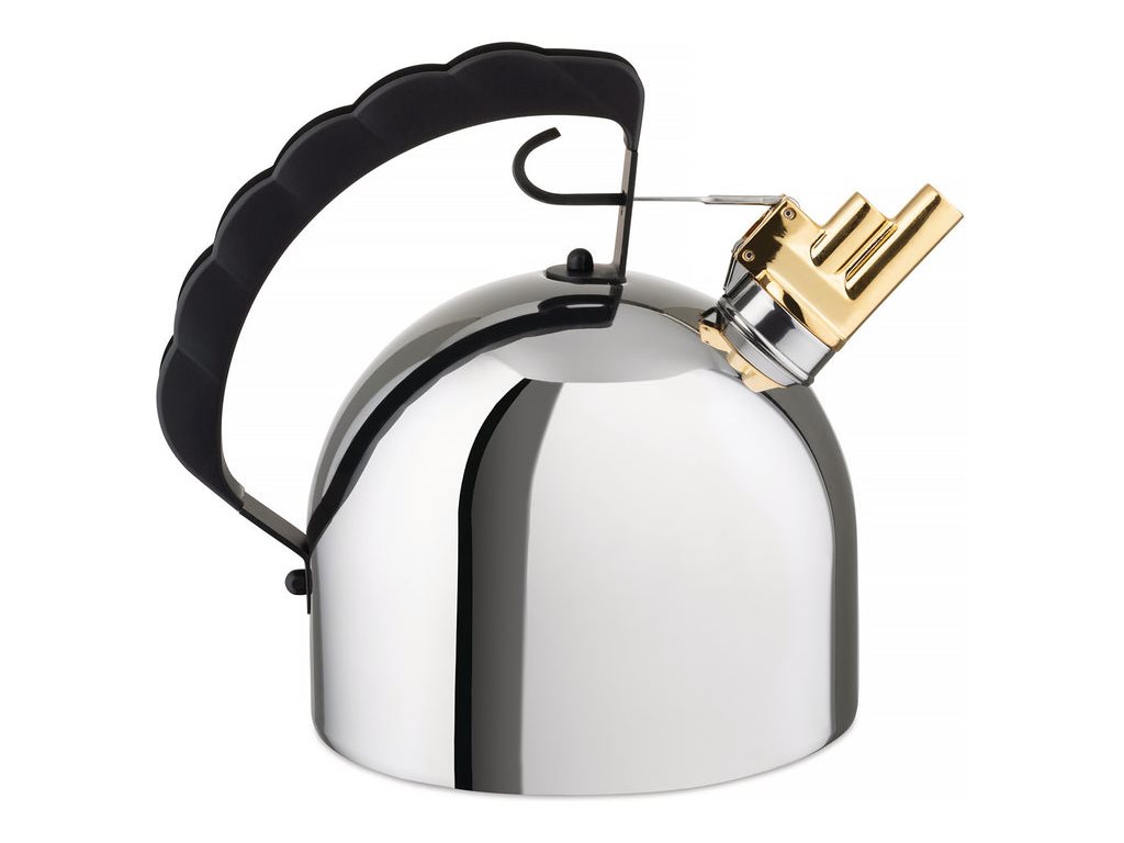 Alessi 9091 FM Pfeifkessel 16,5 cm 2 L Edelstahl