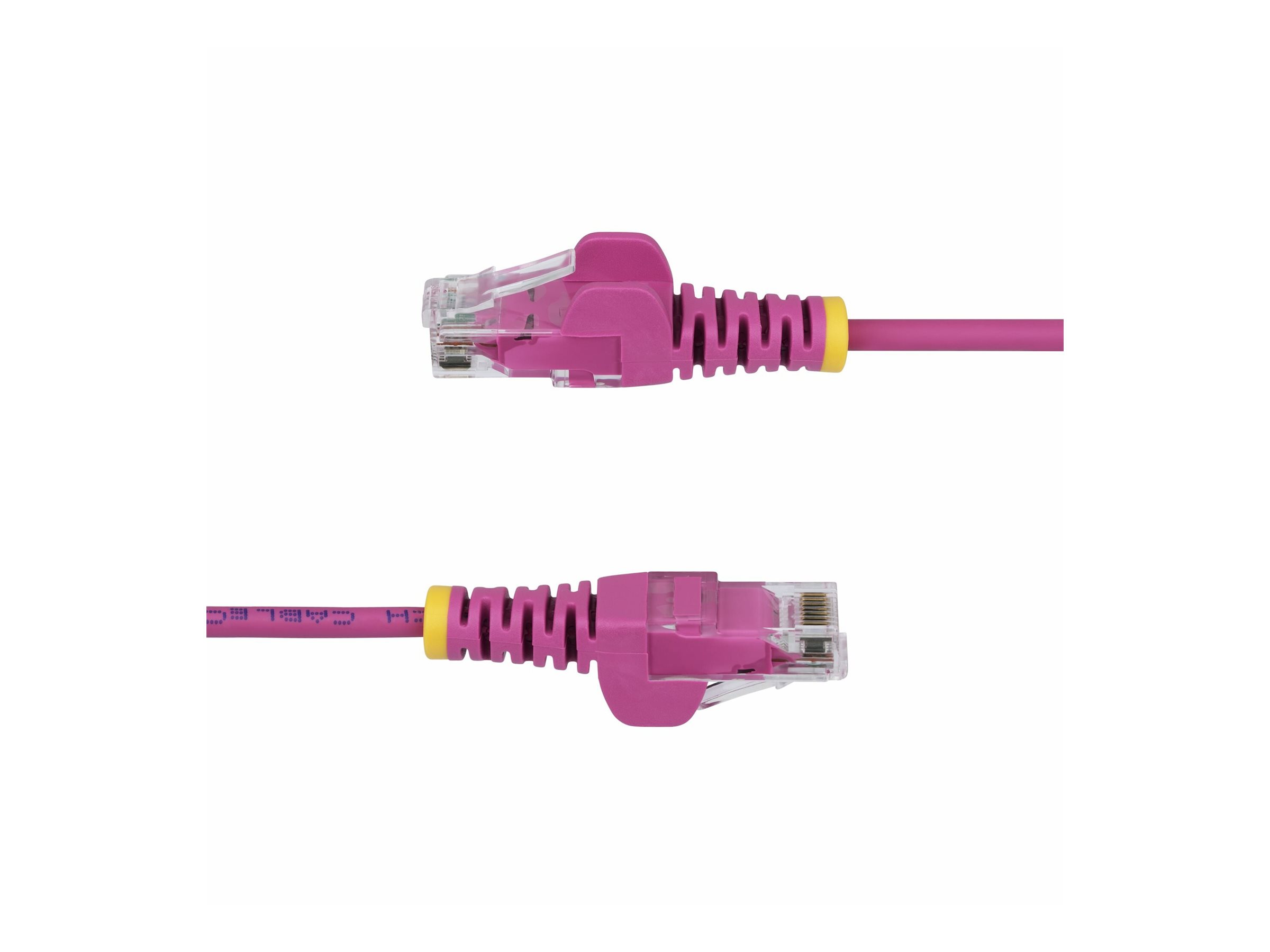 StarTech.com 2.5m Pink Slim CAT6 Ethernet-Kabel Snagless 28AWG LSZH