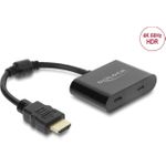 Delock Adapter HDMI Stecker zu USB Type-C Buchse DP Alt Mode 4K 60 Hz (63000)