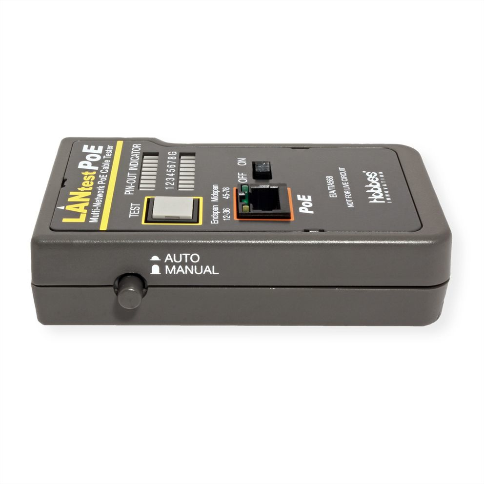 Hobbes LANtest PoE 13.01.3371 PoE-Tester Schwarz