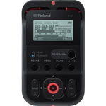 Roland R-07-BK Digitaler Audiorekorder 24 Bit 96 kHz Schwarz (R-07-BK)