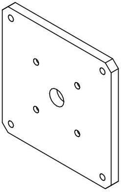 Bosch Spreader Plate, Black (MIC-SPR-BD)