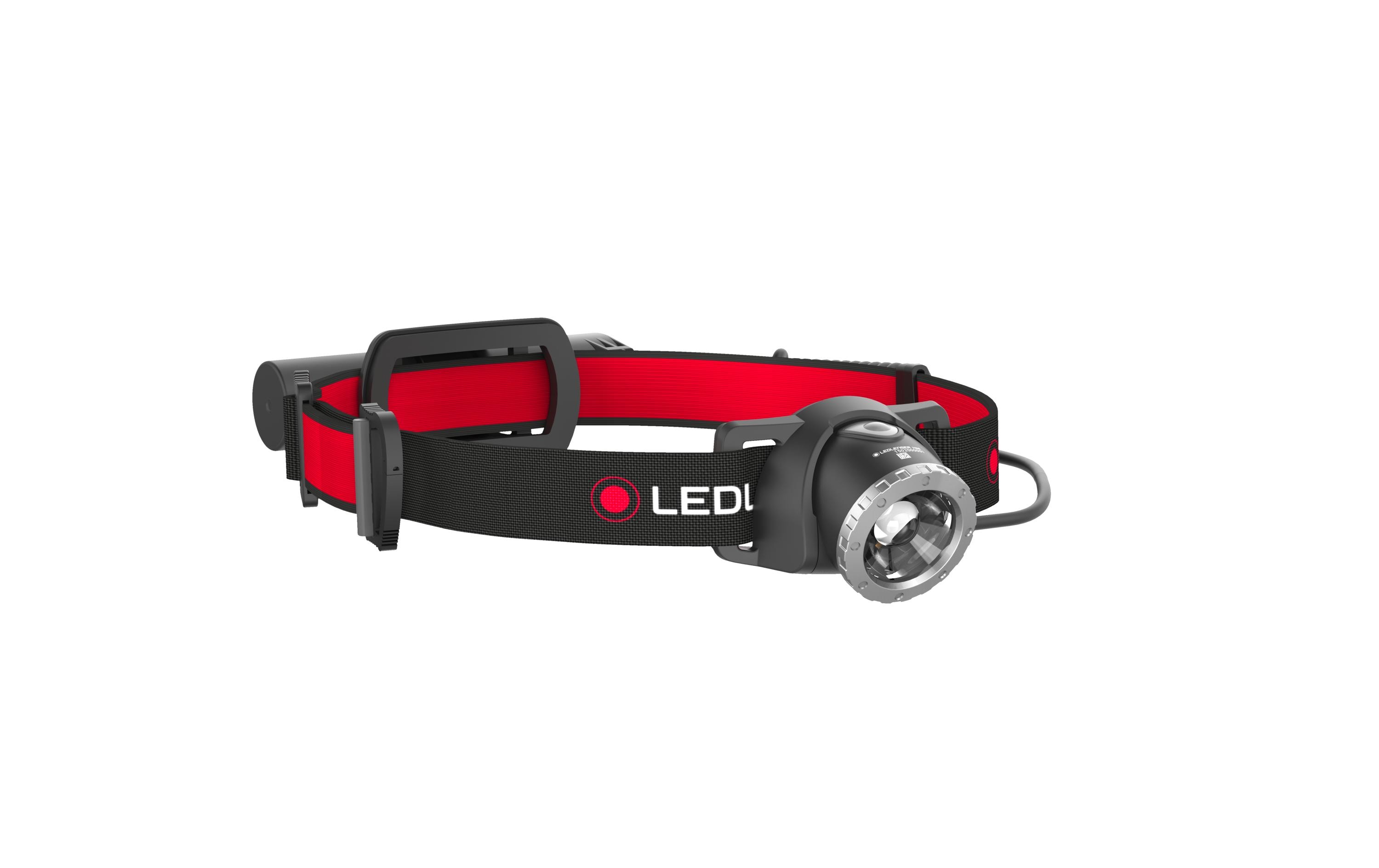 Ledlenser H Series H8R LED-Stirnlampe 600 lm wiederaufladbar Schwarz, Rot