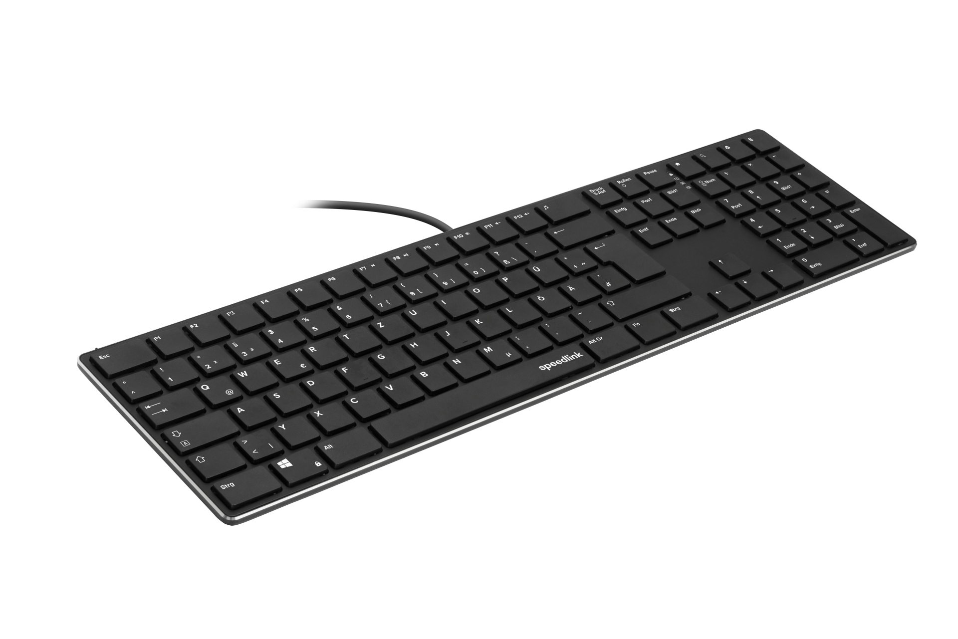 SPEEDLINK SL-640010-BK Tastatur USB Deutsch Schwarz