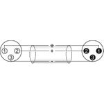Omnitronic 30220595 XLR Verbindungskabel [1x XLR-Stecker 3 polig - 1x XLR-Buchse 3 polig] 30.00 m Schwarz (30220595)