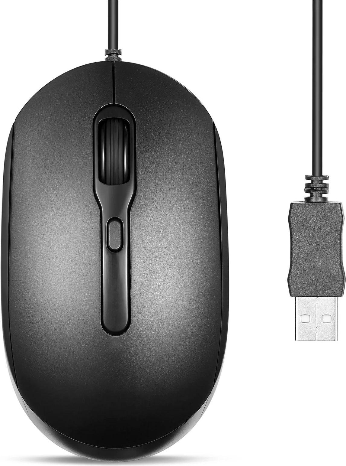 Perixx PERIMICE-222UB Maus optisch Silent USB-A schwarz (PERIMICE-222UB)