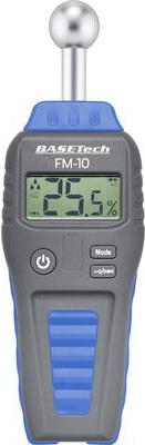 Basetech FM-10 Materialfeuchtemessgerät Messbereich Baufeuchtigkeit (Bereich) 0.1 bis 99.9 % vol Messbereich Holzfeuchtigkeit (Bereich) 0.1 bis 99.9 % vol (BT-1629564)