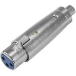 Omnitronic 30226564 XLR Adapter [1x Cinch-Buchse - 1x XLR-Buchse 3 polig] (30226564)