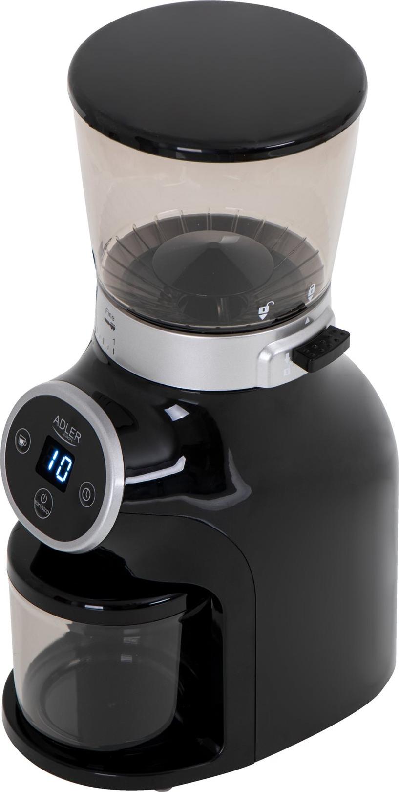 Adler AD 4450 Kaffeemühle 300 W Schwarz/silber