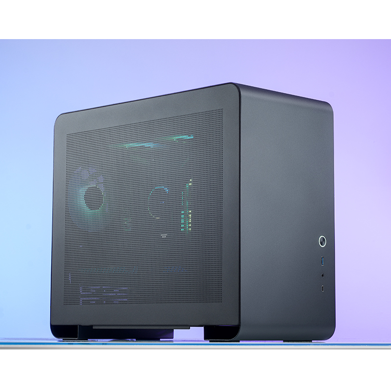 Jonsbo U4 Mini Mesh Micro-ATX-Gehäuse Mini Tower Schwarz
