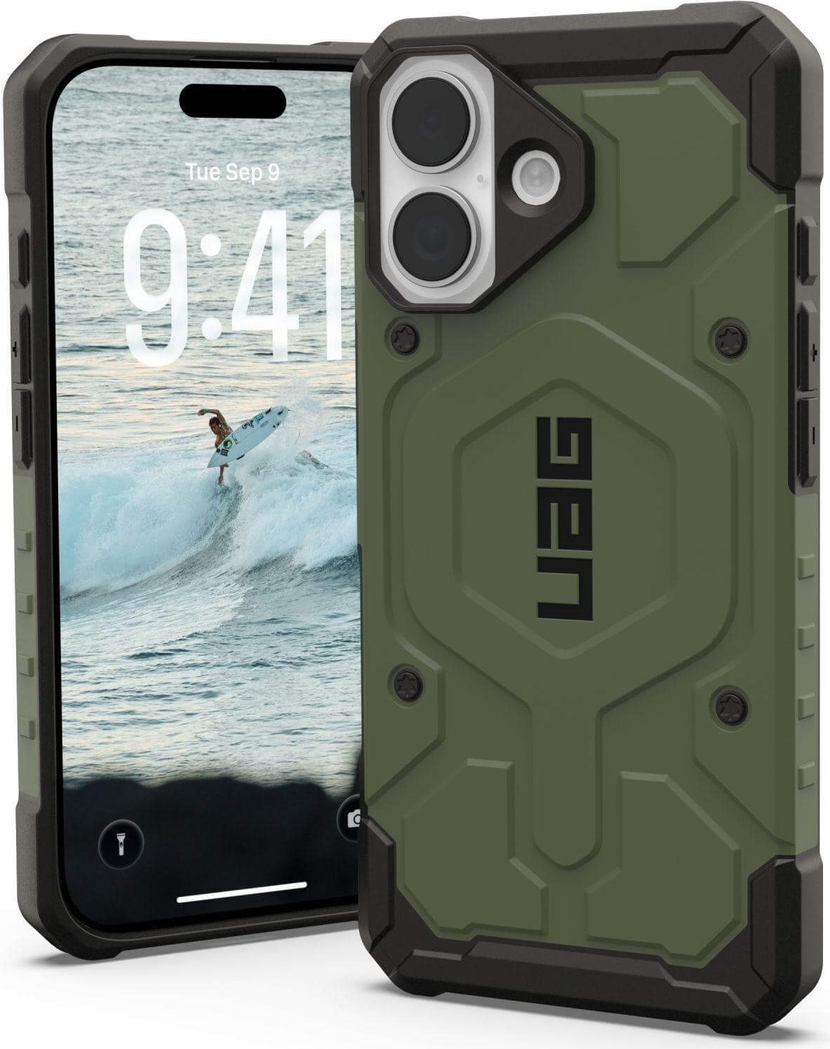 UAG Urban Armor Gear Pathfinder MagSafe Case | Apple iPhone 17 | olive | 114550117272 (114550117272)