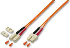 Triotronik LDP-50 SC-SC 1.0 Glasfaserkabel 1 m Orange (LDP-50 SC-SC 1.0)