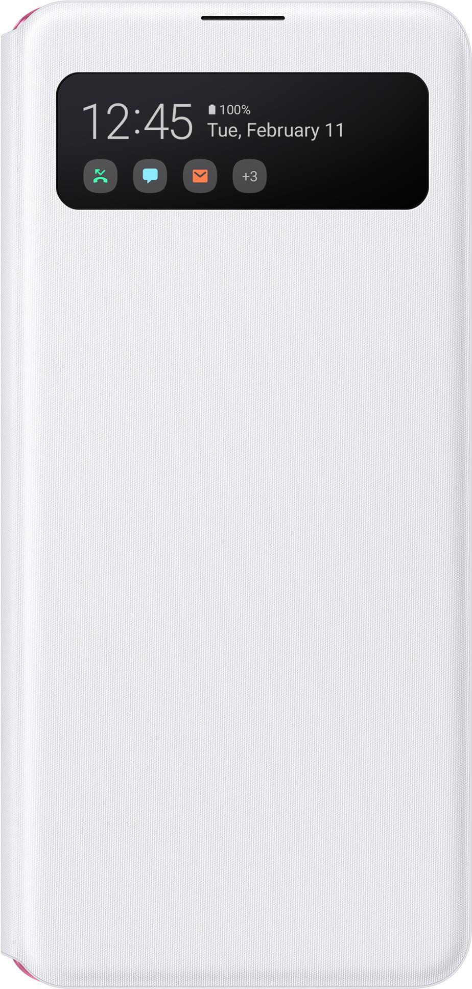 Samsung S View Wallet Cover Galaxy A41 White (EF-EA415PWEGE)