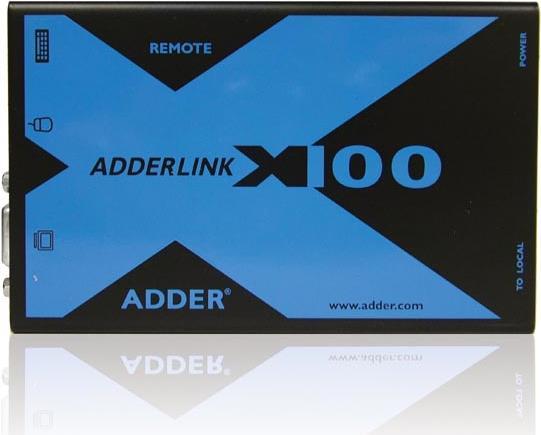 ADDER Adderlink X100 VGA | USB KVM extender set over CAT to 100 meters X100 USB KVM EXTENDER SET