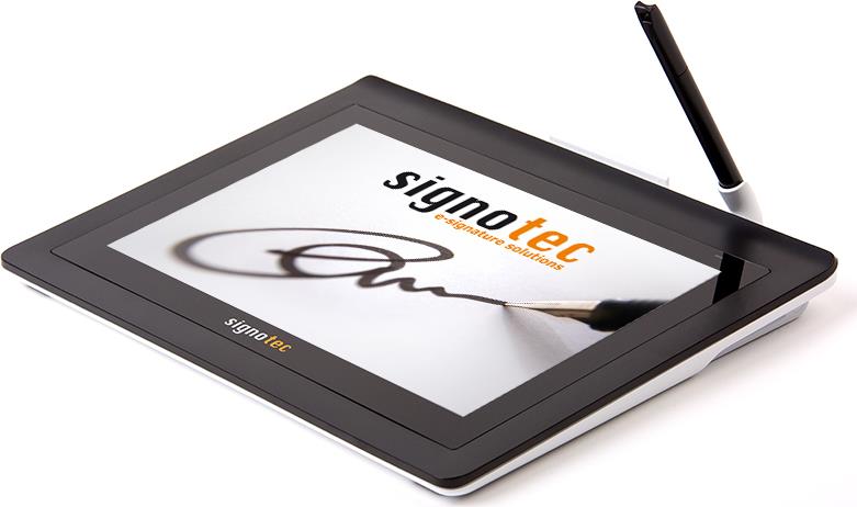 signotec Delta 10,1" LCD Unterschriften-Terminal Schwarz