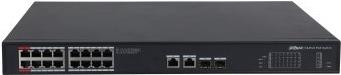 Dahua Technology PoE PFS3220-16GT-240 Netzwerk-Switch Unmanaged L2 Gigabit Ethernet (10/100/1000) Power over Ethernet (PoE) Schwarz (PFS3220-16GT-240)