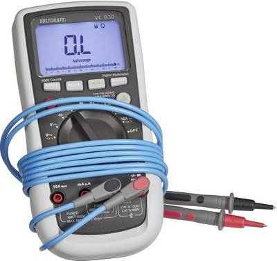 VOLTCRAFT MSL-504 blau Messleitung [Stecker 4 mm - Prüfspitze] 1.2 m Blue (VC-8085020)