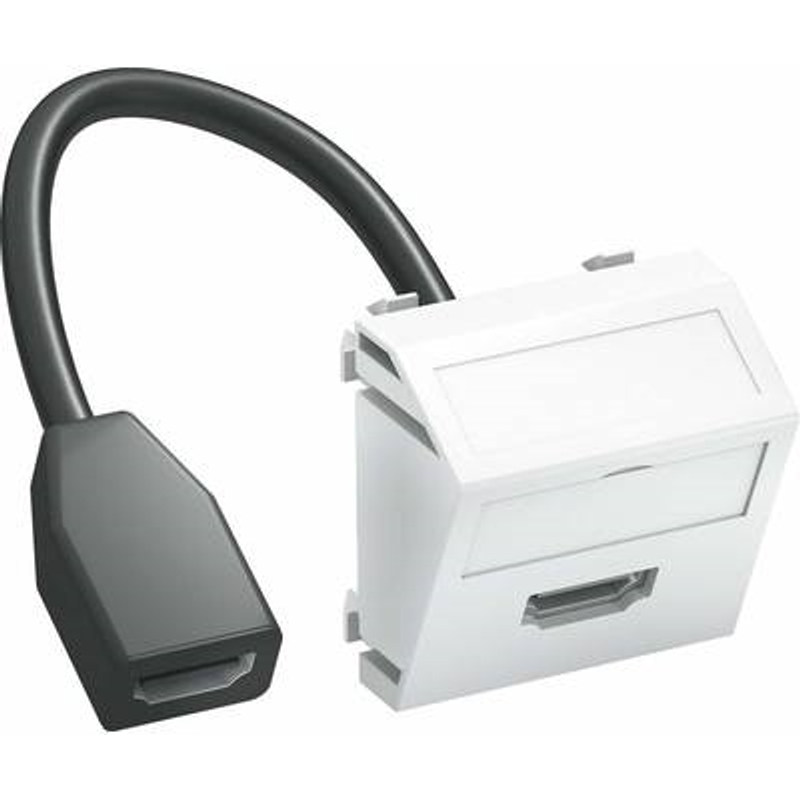 OBO Bettermann Multimediaträger HDMI MTS-HD F RW1 m. Kabel Bu.-Bu  