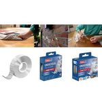 tesa Doppelseitiges Klebeband NANO POWER, 30 mm x 1 m Klebmasse aus Acrylat, transparent, Stärke: 2000 my, - 1 Stück (55810-00010-00)