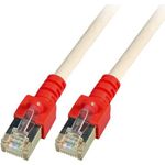 EFB-Elektronik RJ45 Patchkabel Cat.5e SF/UTP PVC Tülle rot CCA crossed grau 3m Hersteller: EFB Elektronik (K5450.3)