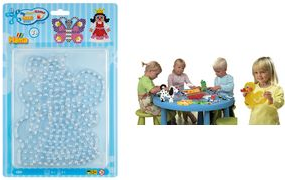 Hama Stiftplatten "Schmetterling, Prinzessin", im Blister für Bügelperlen maxi - 1 Stück (00008102)