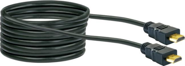 Schwaiger HDM100 013 HDMI-Kabel 10 m HDMI Typ A (Standard) Schwarz - Gold (HDM100013)