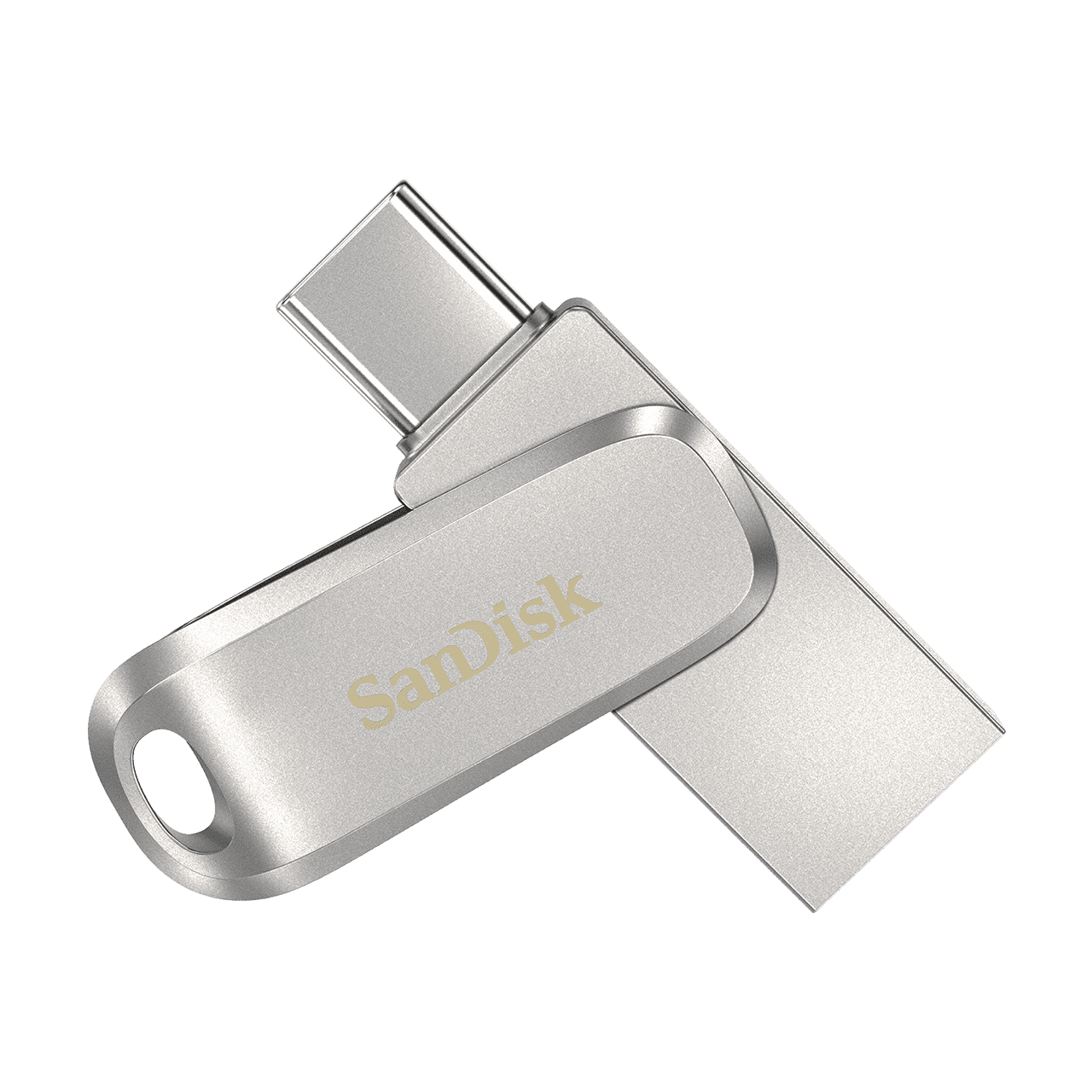 SanDisk Ultra Dual Drive Luxe USB-Flash-Laufwerk 256 GB USB-C / USB-A 3.1 Gen 1 Silber