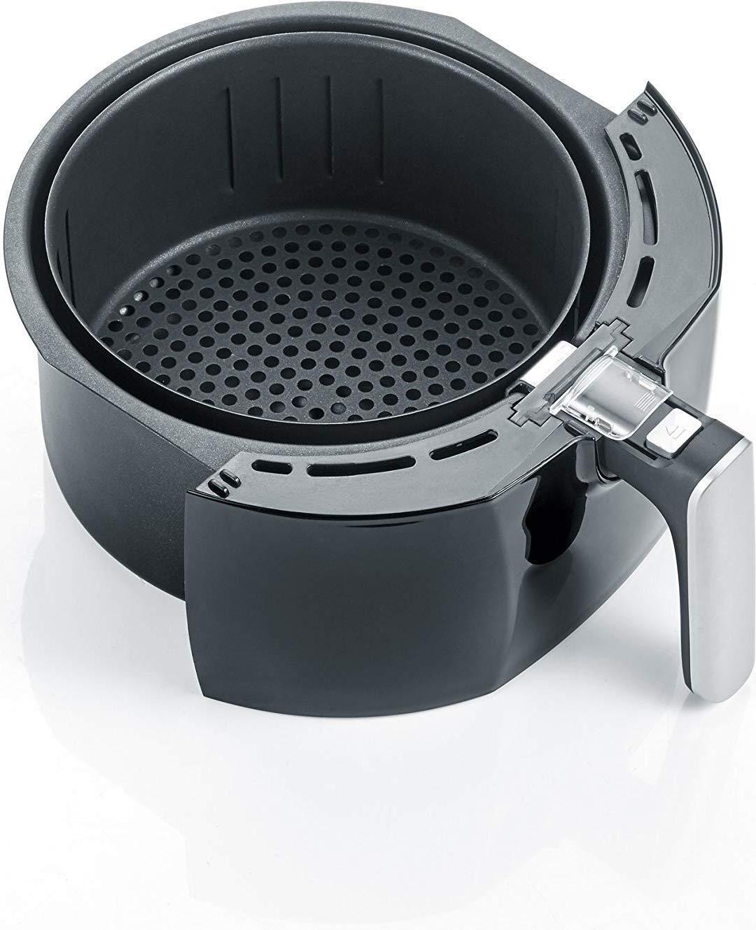 Severin FR 2430 Heißluft-Fritteuse 3,2 l 1500 W Edelstahl gebürstet/schwarz